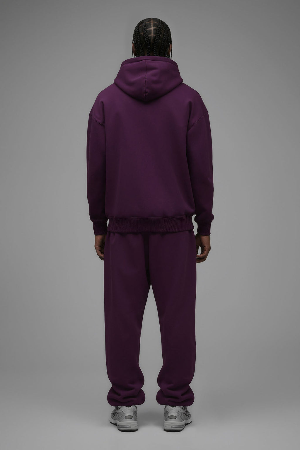 410 Oversized Hoodie - Plum image 3