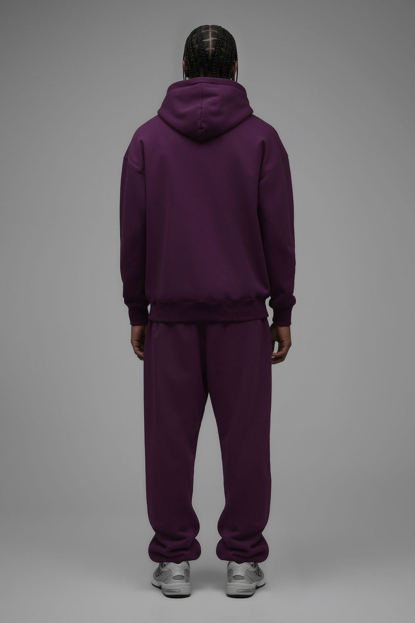 410 Oversized Hoodie - Plum image 3