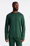 Essential Lounge Long Sleeve Tee - Green image 1