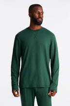 Essential Lounge Long Sleeve Tee - Green image 1