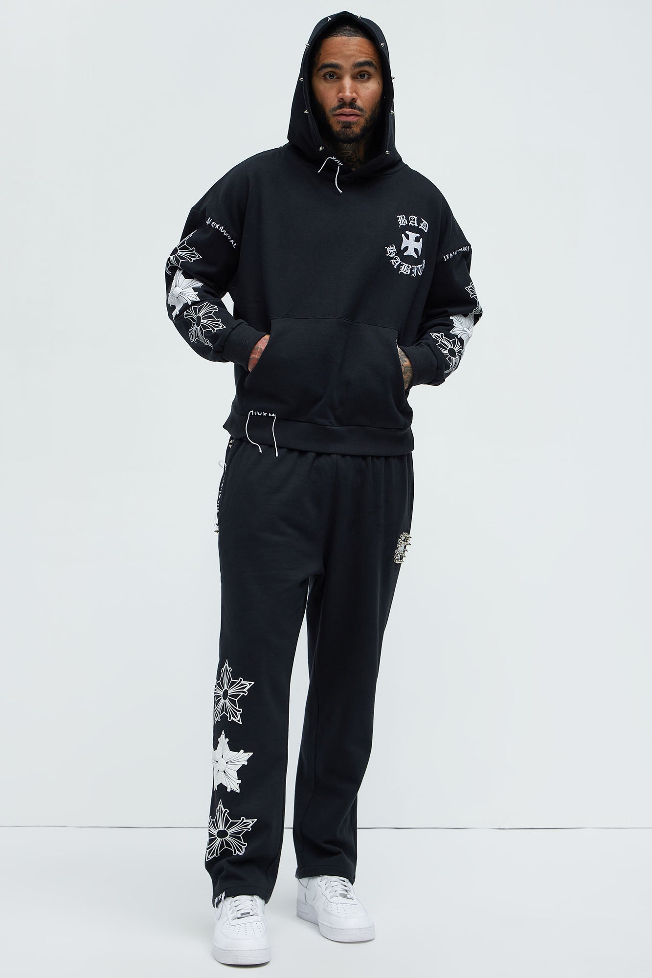 Stars Align Hoodie - Black image 3