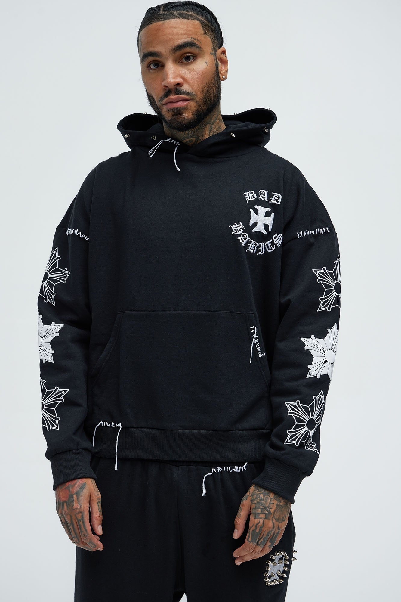 Stars Align Hoodie - Black image 2