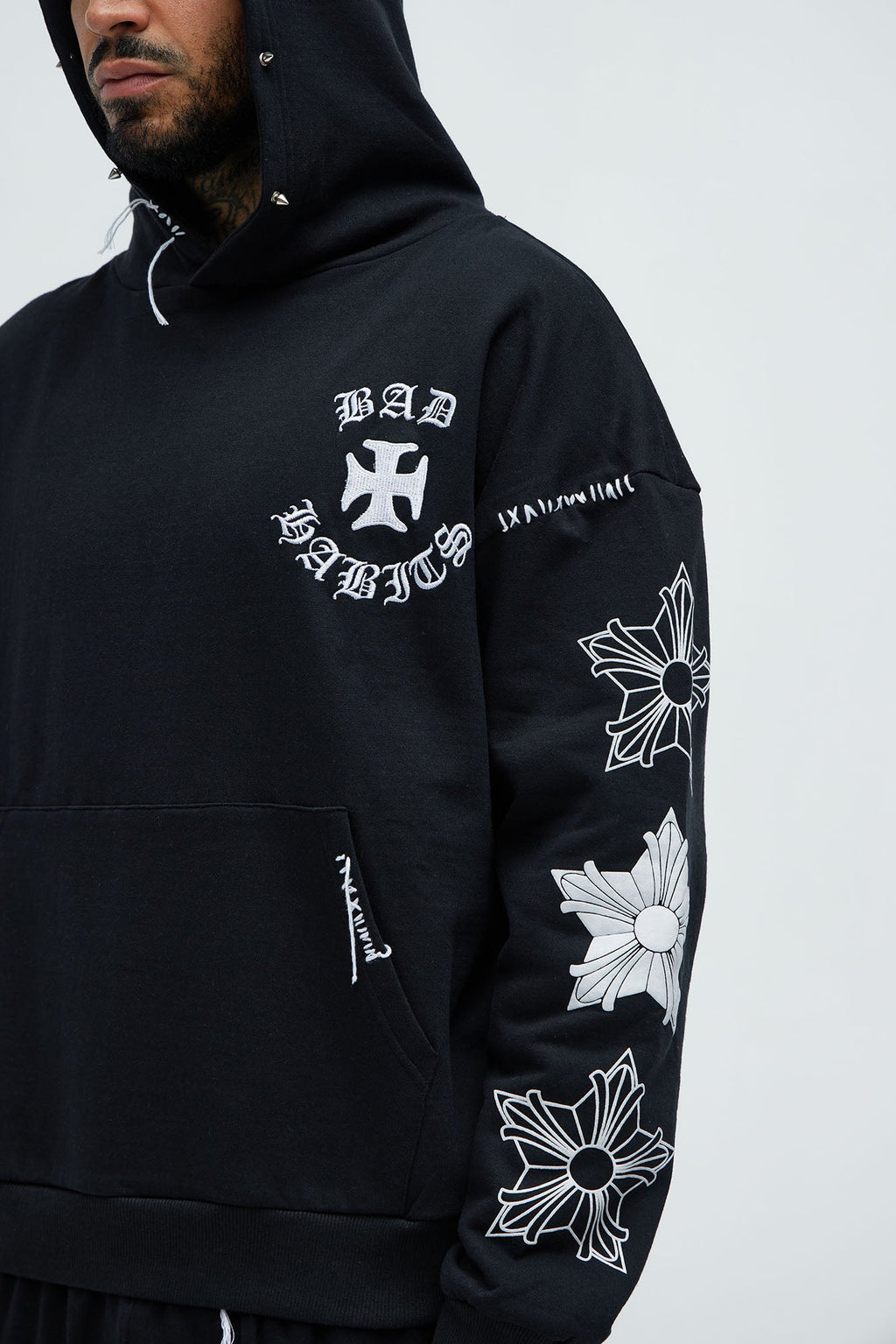 Stars Align Hoodie - Black image 4
