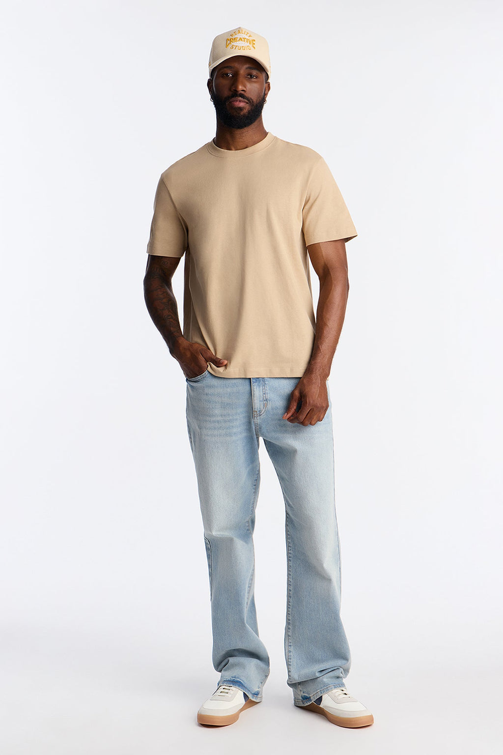 Classic Lightweight Tee - Tan image 2
