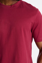 Classic Lightweight Tee - Burgundy image 3