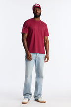 Classic Lightweight Tee - Burgundy image 2
