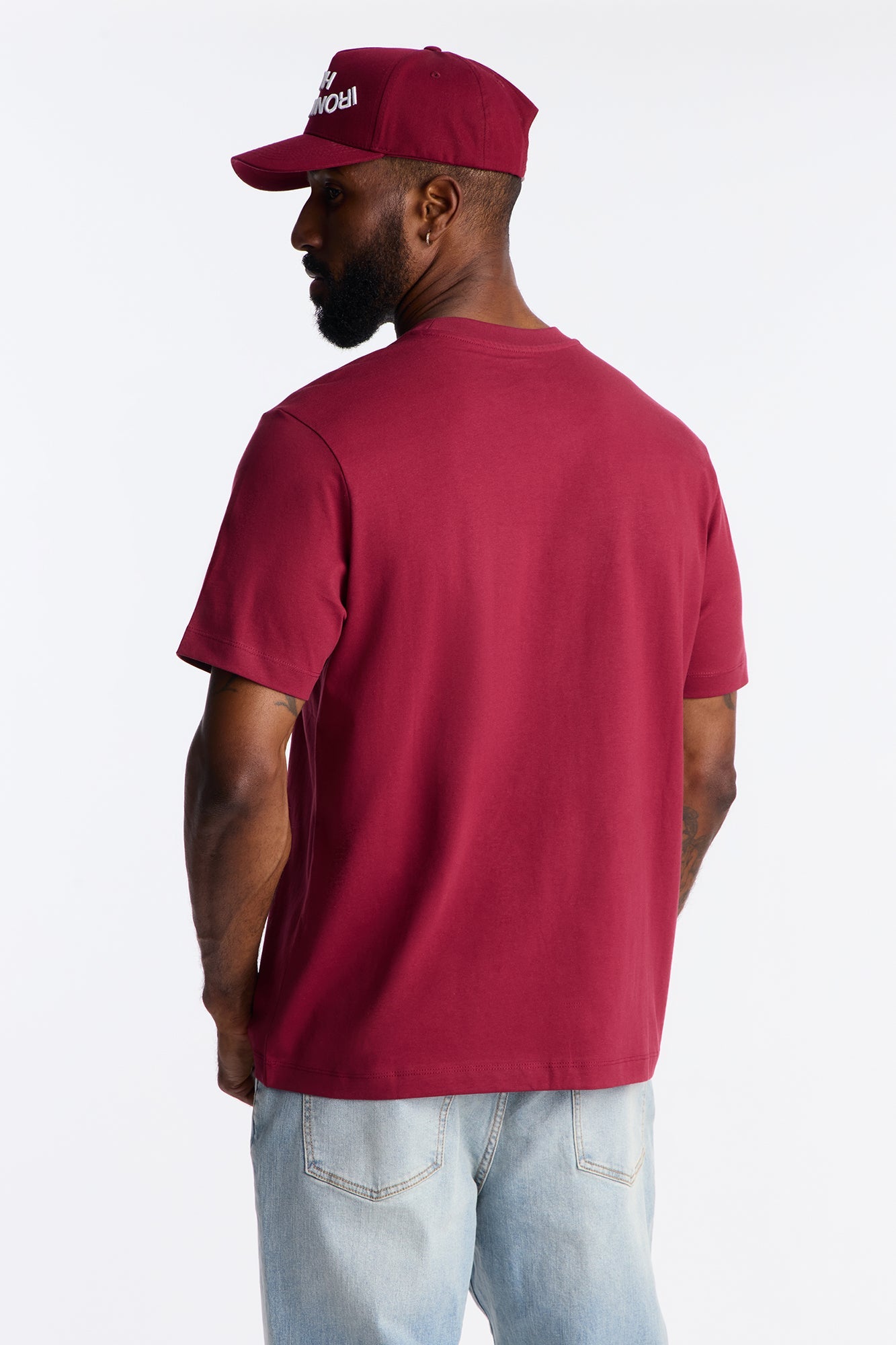 Classic Lightweight Tee - Burgundy image 4
