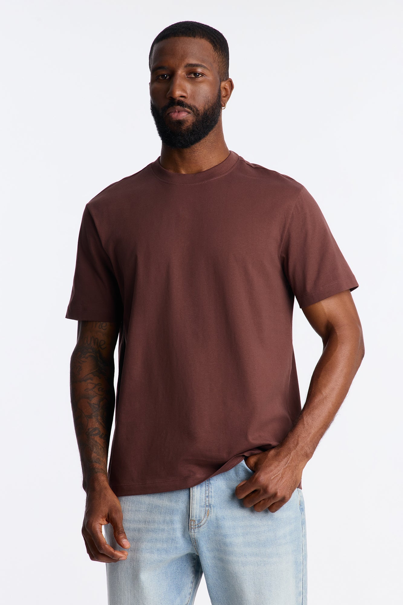 Classic Lightweight Tee - Brown image 1