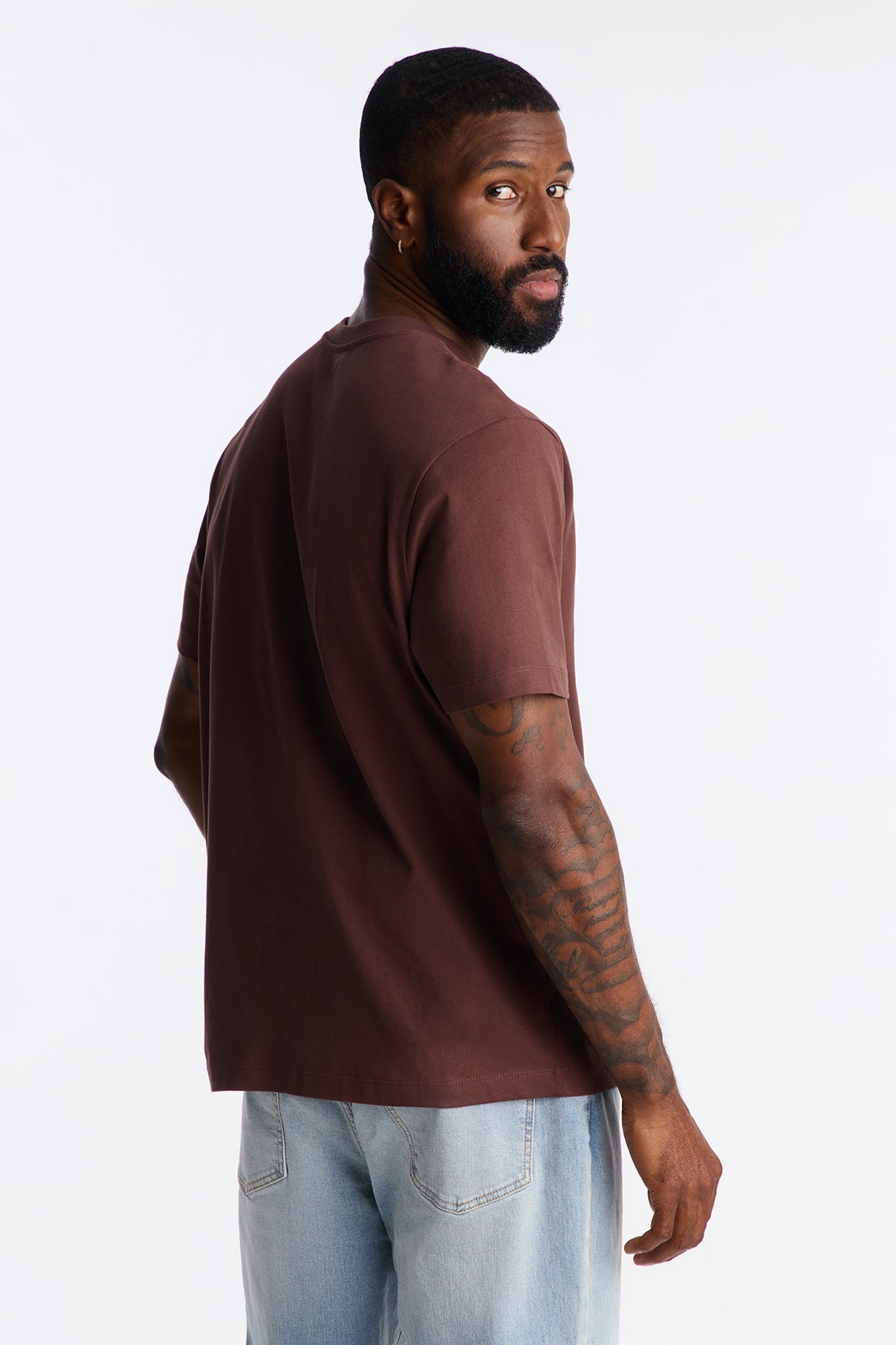 Classic Lightweight Tee - Brown image 4