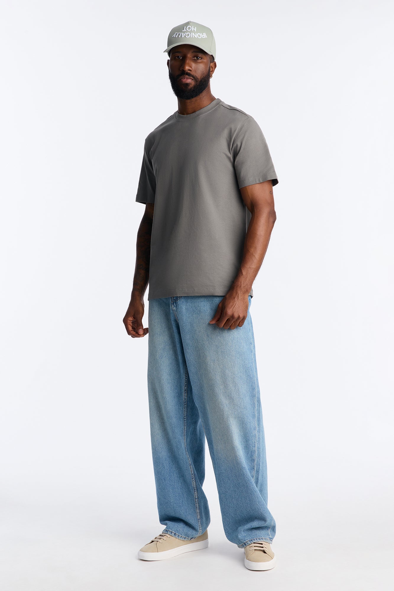 Classic Lightweight Tee - Charcoal image 2