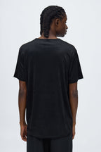 Velour Everyday Crew Tee - Black image 3