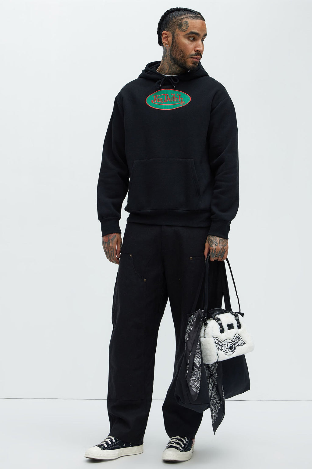 Von Dutch In The Wild Hoodie - Black image 2