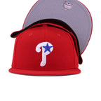 Philadelphia Phillies Scarlet New Era 9Fifty Snapback