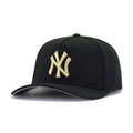 New York Yankees Black Metallic Gold New Era 9Forty A-Frame Snapback
