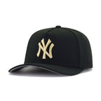 New York Yankees Black Metallic Gold New Era 9Forty A-Frame Snapback