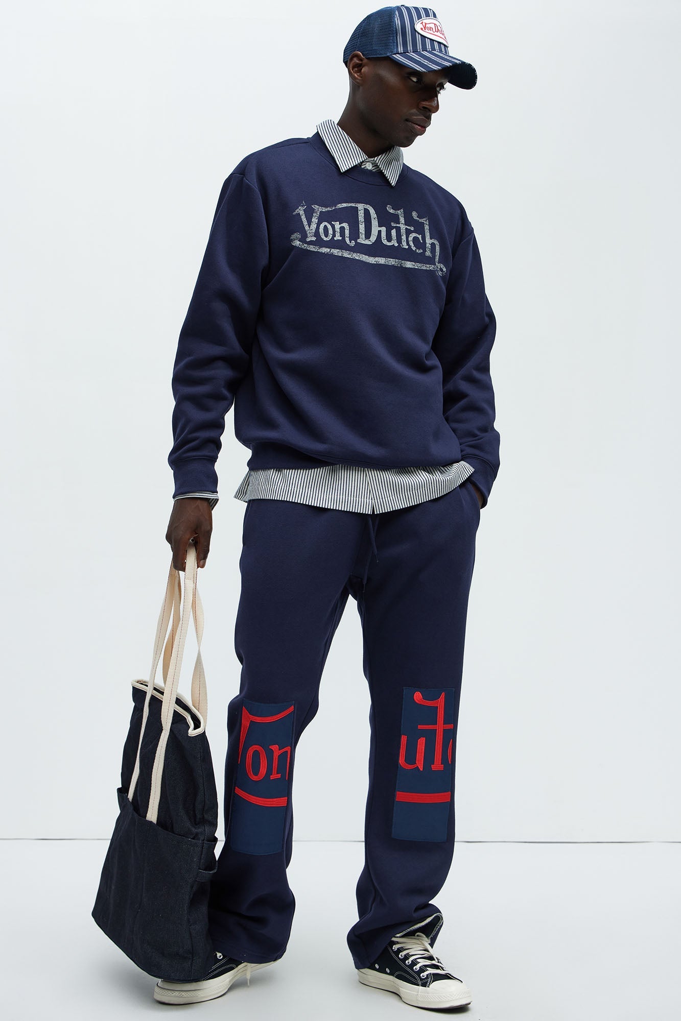 Von Dutch Crewneck Sweatshirt - Navy image 2