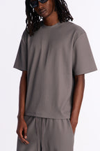 Show Up Relaxed Crewneck Tee - Dark Grey image 3
