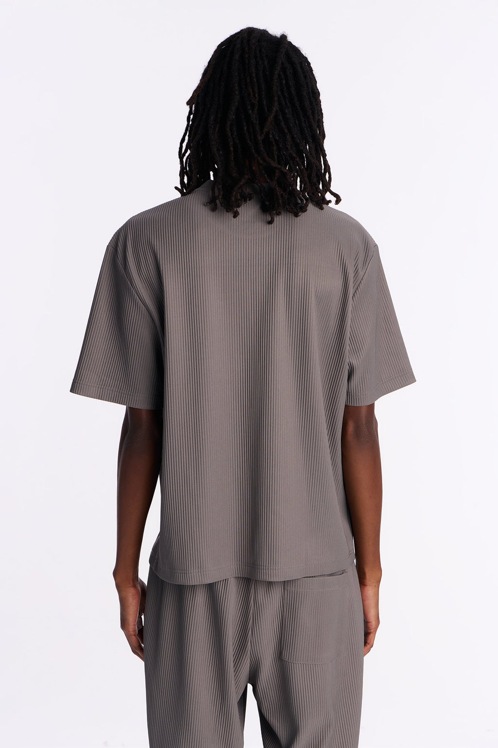 Show Up Relaxed Crewneck Tee - Dark Grey image 4