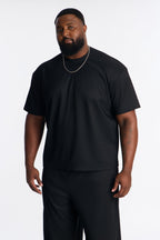 Show Up Relaxed Crewneck Tee - Black image 4