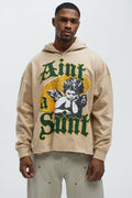Aint A Saint Hoodie - Khaki image 1