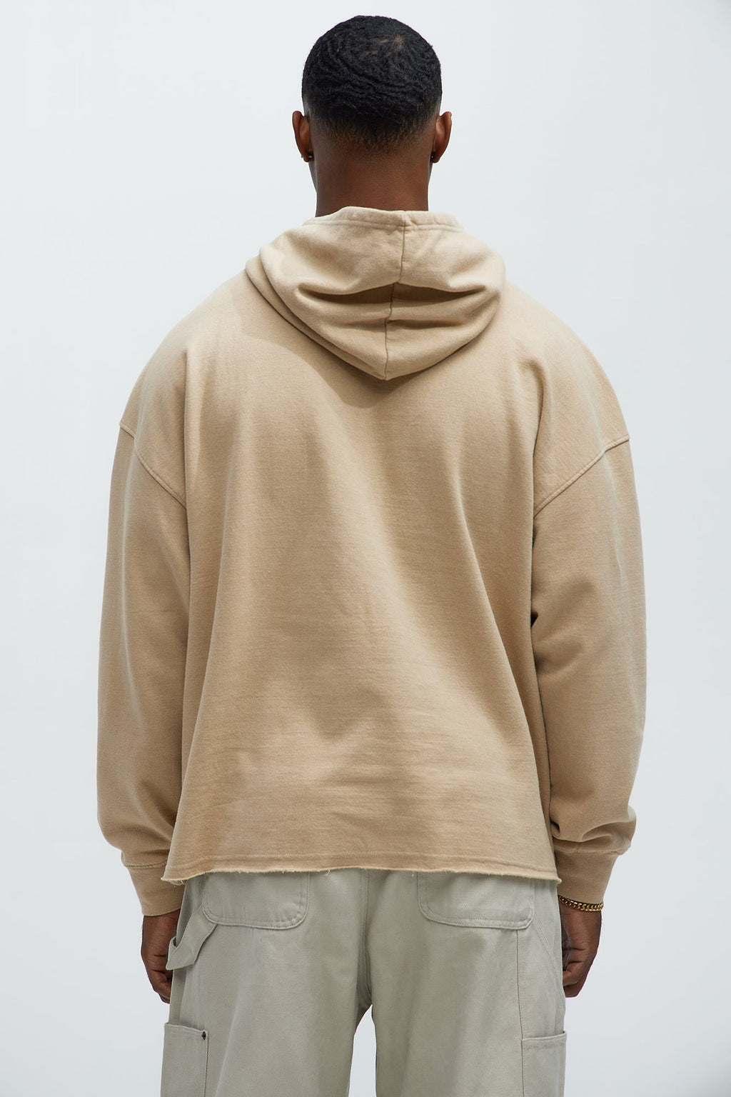 Aint A Saint Hoodie - Khaki image 3