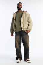 Boxy Heavyweight Tee 240GSM - Olive image 2