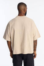 Boxy Heavyweight Tee 240GSM - Tan image 3