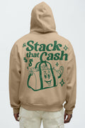 Stack That Cash Hoodie - Tan image 1