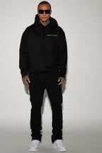 Beware Of Snakes Hoodie - Black image 2