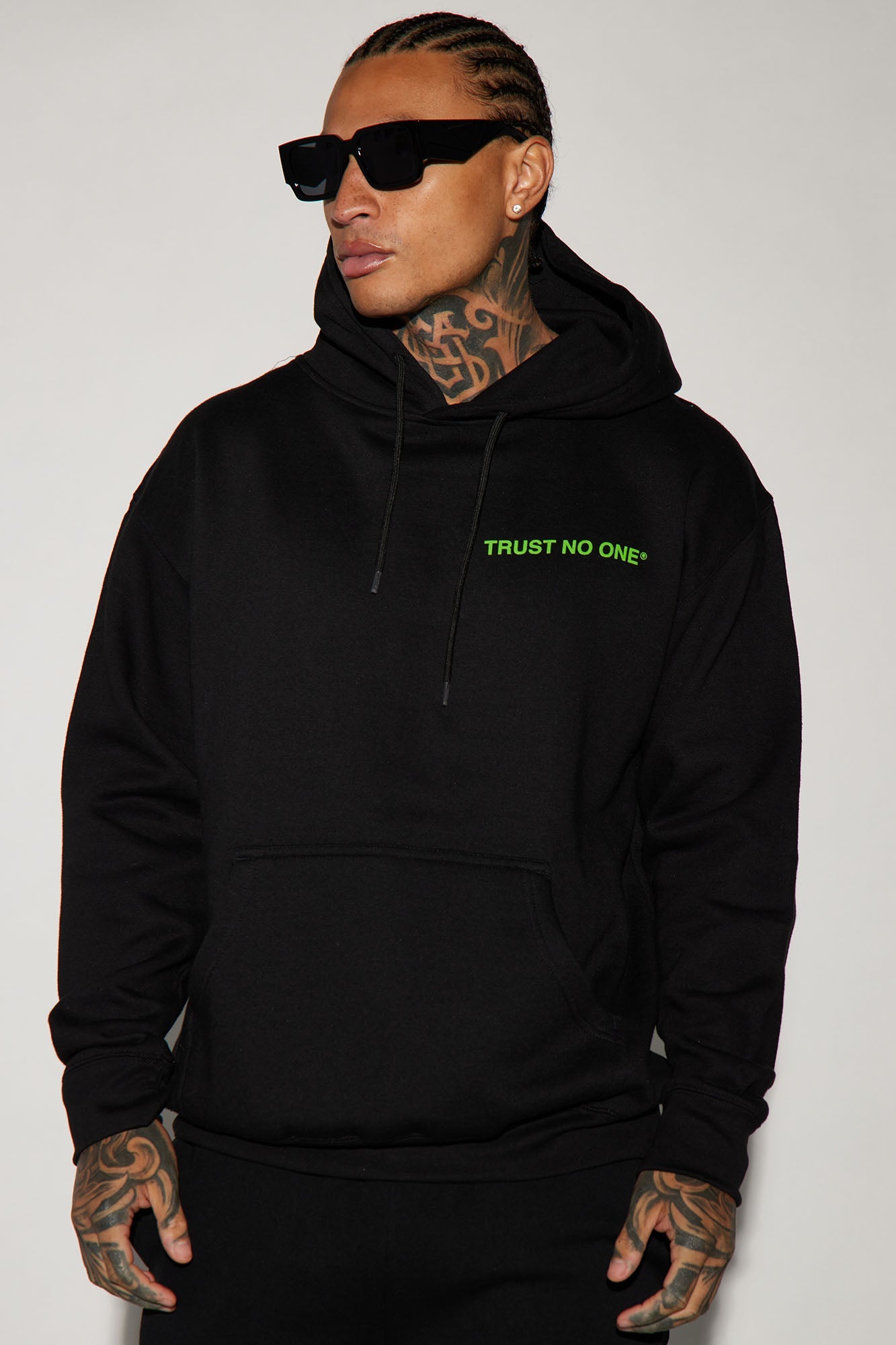 Beware Of Snakes Hoodie - Black image 3