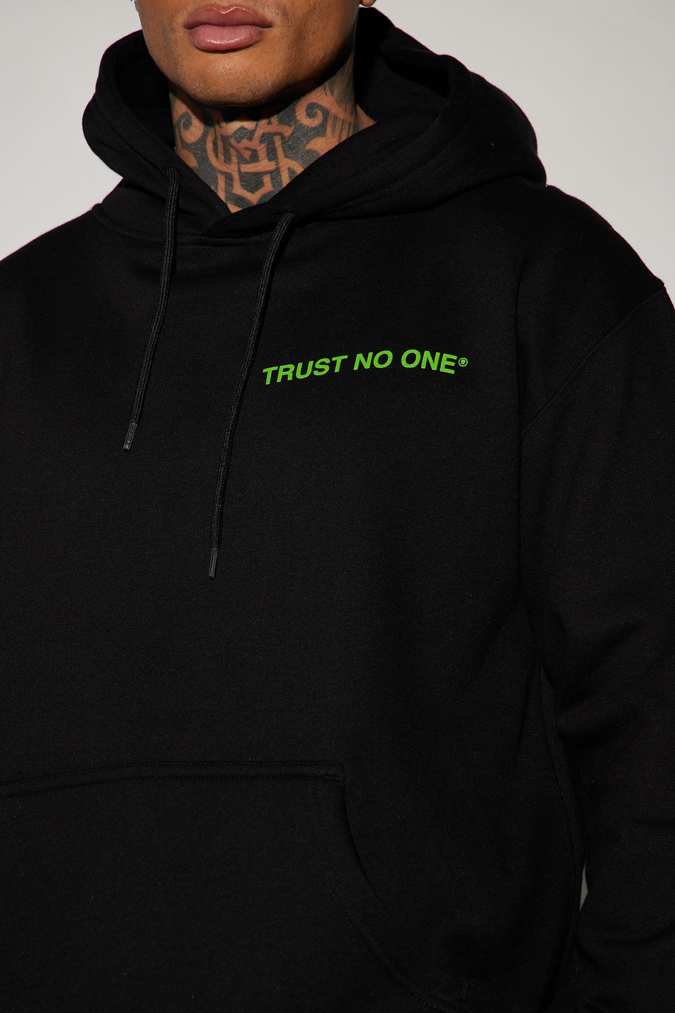 Beware Of Snakes Hoodie - Black image 4