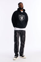 Stacked Slim Flare Blaze Cut Jean - Black Wash image 2