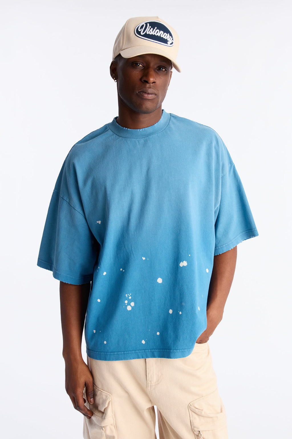 Boxy Studio Tee - Blue image 1