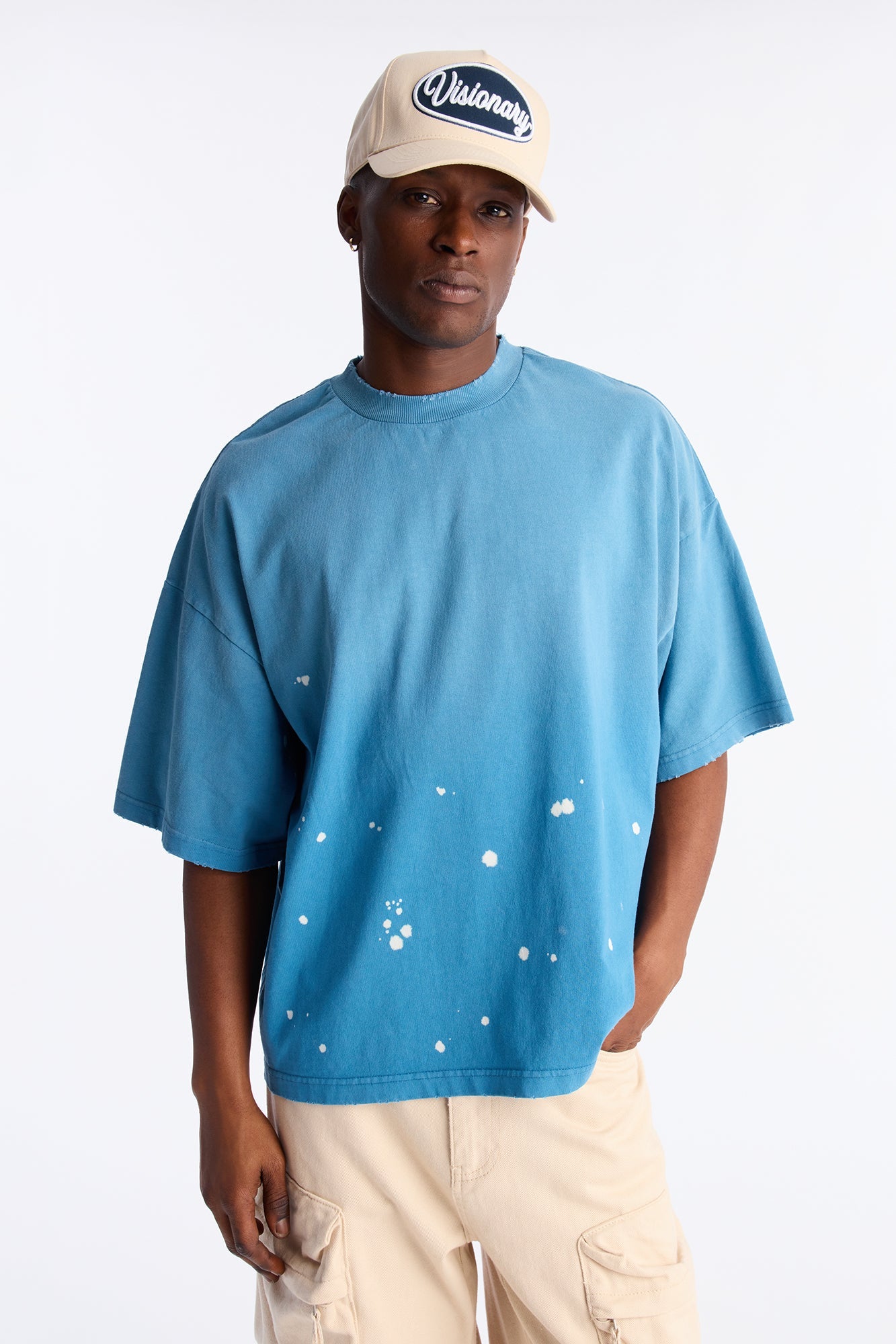 Boxy Studio Tee - Blue image 1