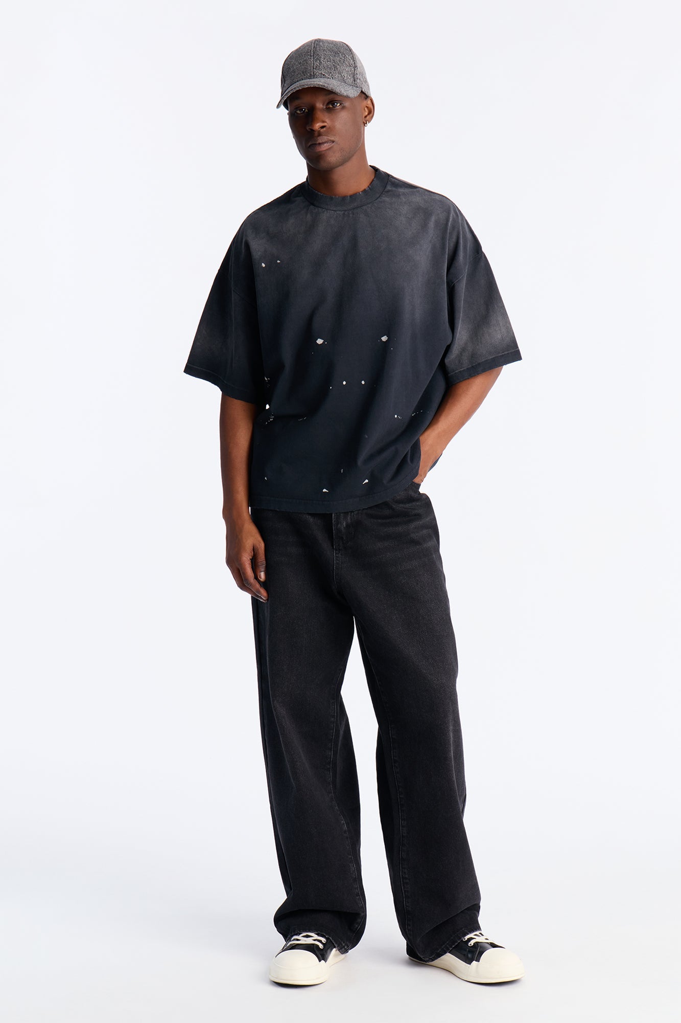 Boxy Studio Tee - Black image 2