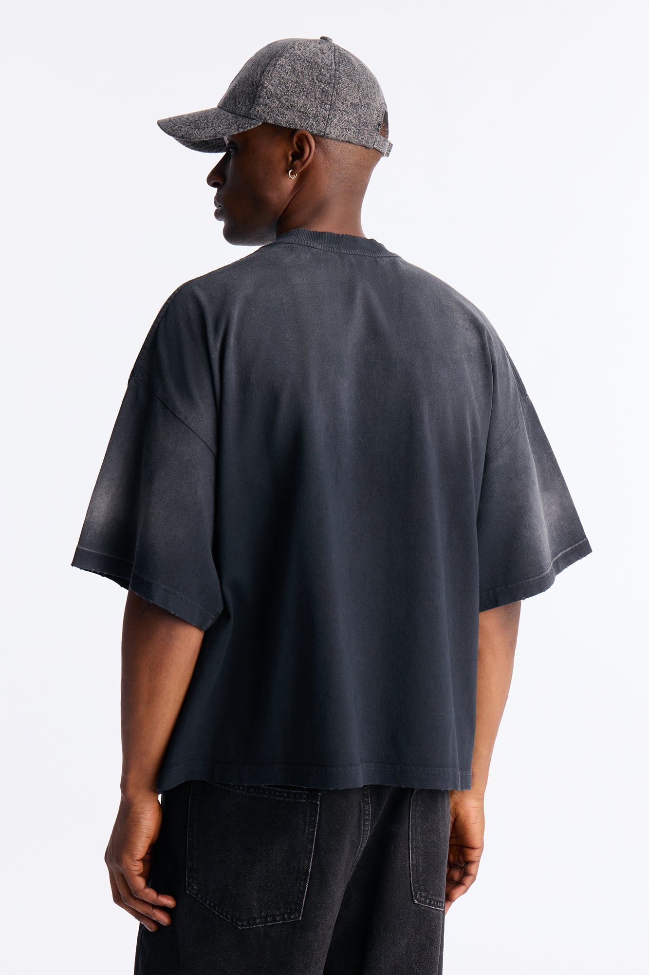Boxy Studio Tee - Black image 4