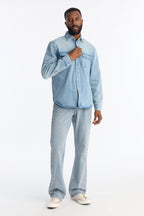 Stacked Slim Flare Another Level Jeweled Jean - Medium Blue Wash image 3