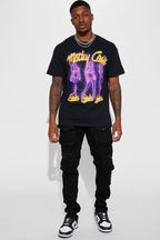 Dirty Ways Stacked Cargo Skinny Jeans - Black image 3