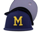 Milwaukee Brewers Light Navy 1970 New Era 59Fifty Fitted