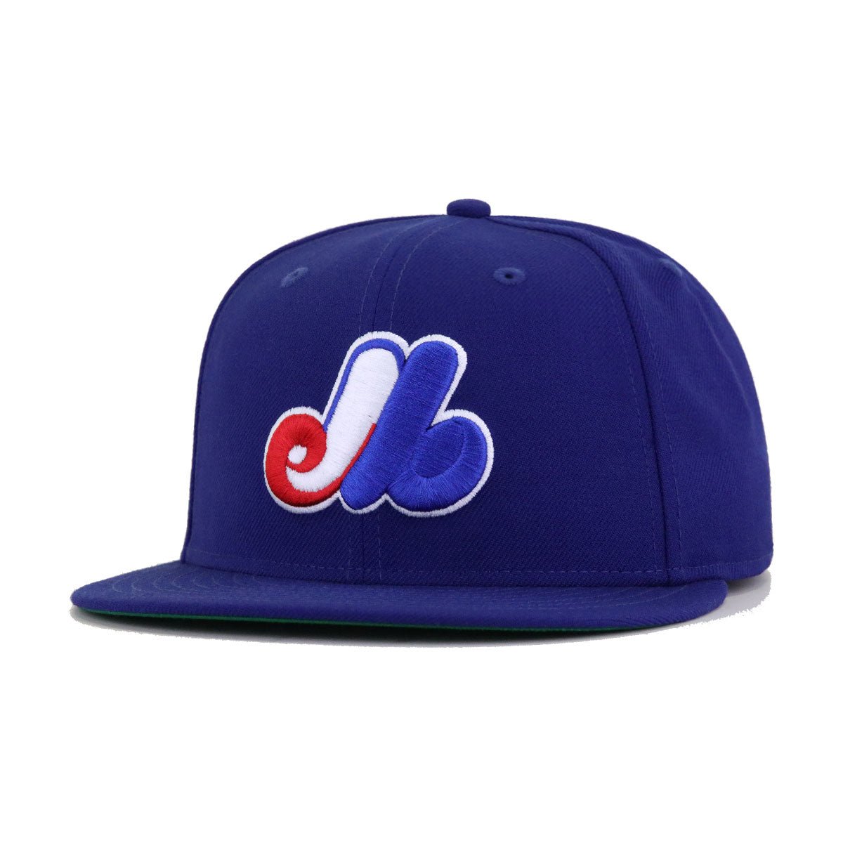 Montreal Expos Dark Royal Blue 1992 Green Bottom New Era 59Fifty Fitted