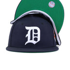 Detroit Tigers Navy 1935 World Series Cooperstown Green Bottom New Era 59Fifty Fitted