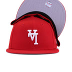 Los Angeles Dodgers Scarlet Upside Down New Era 59Fifty Fitted
