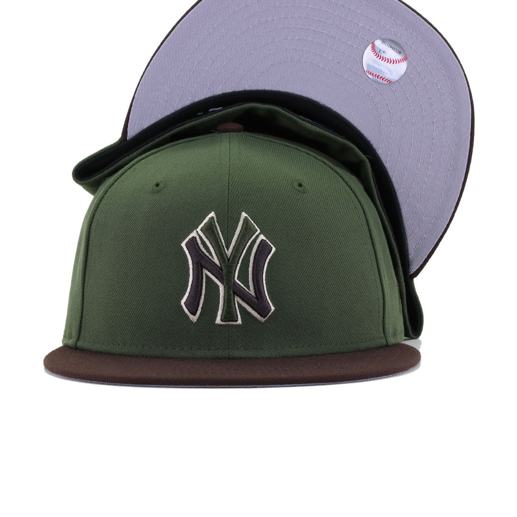 New York Yankees Rifle Green Burnt Wood New Era 59Fifty Fitted