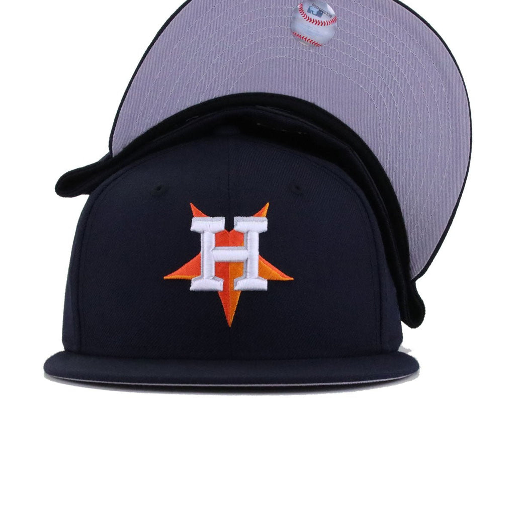 Houston Astros Navy Upside Down New Era 59Fifty Fitted