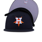 Houston Astros Navy Upside Down New Era 59Fifty Fitted
