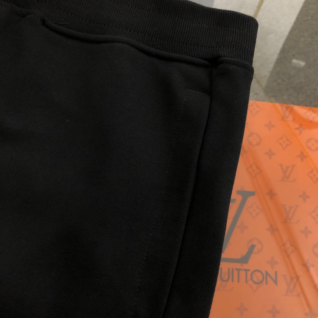 Evisu Kuro Great Wave Hokusai & Seigaiha M-Logo Graphic Jogger Sweatpants