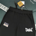 Evisu Kuro Graffiti Daruma Wrestler M-Logo Graphic Jogger Sweatpants