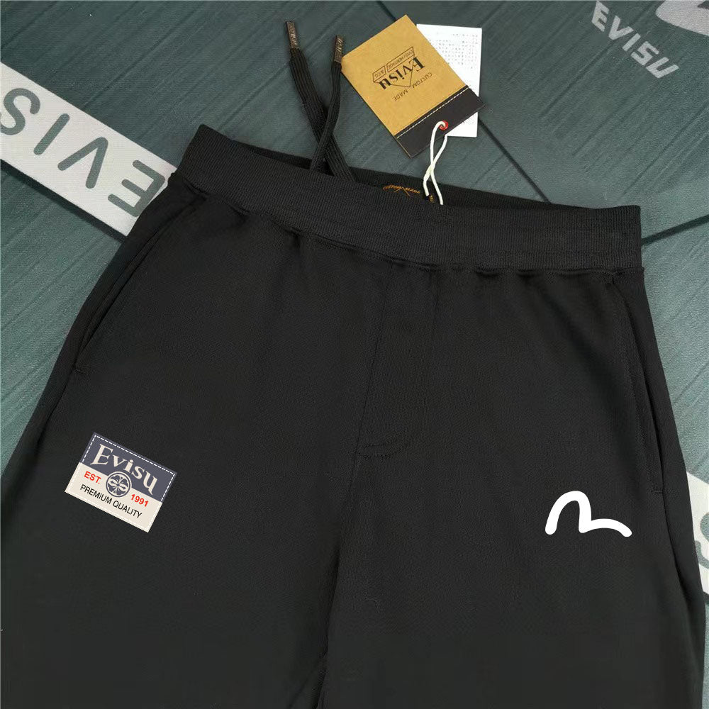 Evisu Kuro NEO x NEW Kanji Calligraphy Graffiti M-Logo Jogger Sweatpants