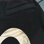 Evisu Kuro Gold Oriental Totem M-Seagull Jogger Sweatpants