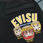 Evisu Kuro Daruma Trio Jogger Sweatpants — EVISU Did Everything Arch & Osaka Japan EST.1991